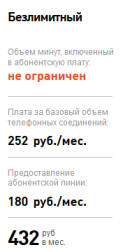 Тарифы на домашнюю телефонию от компании Ростелеком